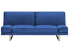 Velvet Sofa Bed Navy Blue