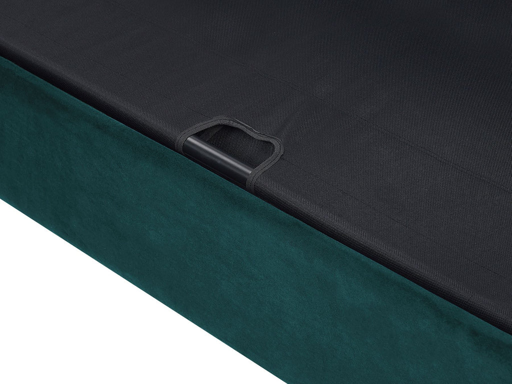 Sofa Bed CHESTERFIELD Velvet Emerald Green 3 Seater
