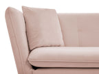 3 Seater Velvet Sofa Pink FREDERICA