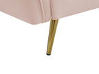 3 Seater Velvet Sofa Pink FREDERICA