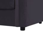 Sofa Bed CHESTERFIELD Velvet Black 3 Seater