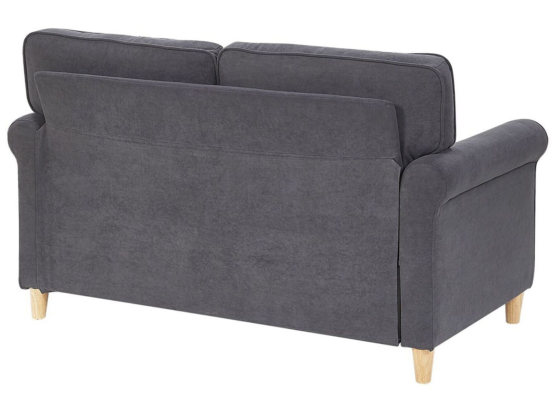 2 Seater Velvet Sofa Grey RONNEBY