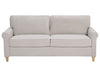 3 Seater Velvet Sofa Beige