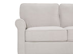 3 Seater Velvet Sofa Beige RONNEBY