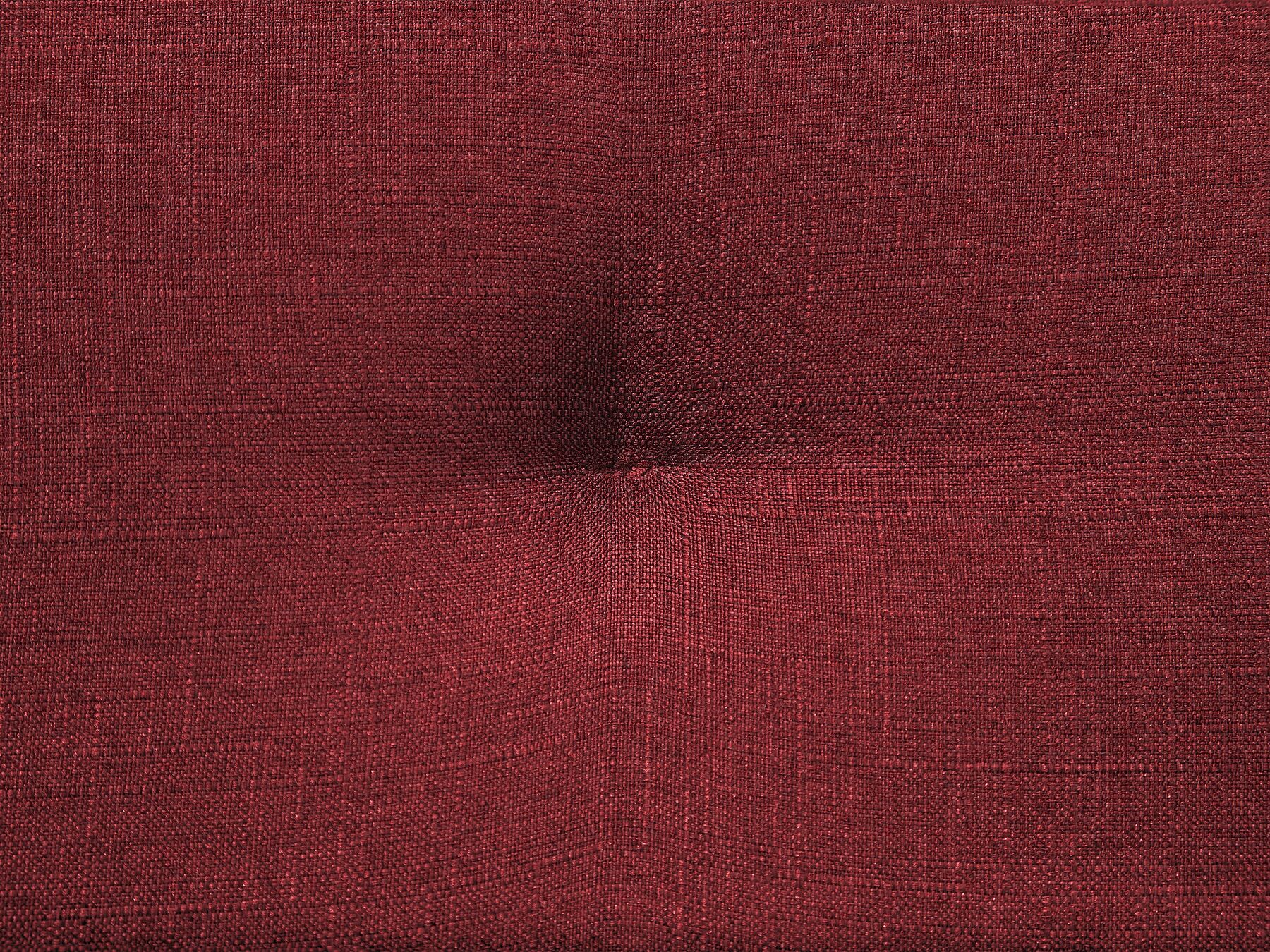 Sofa Bed LUCAN Fabric Dark Red 3 Seater