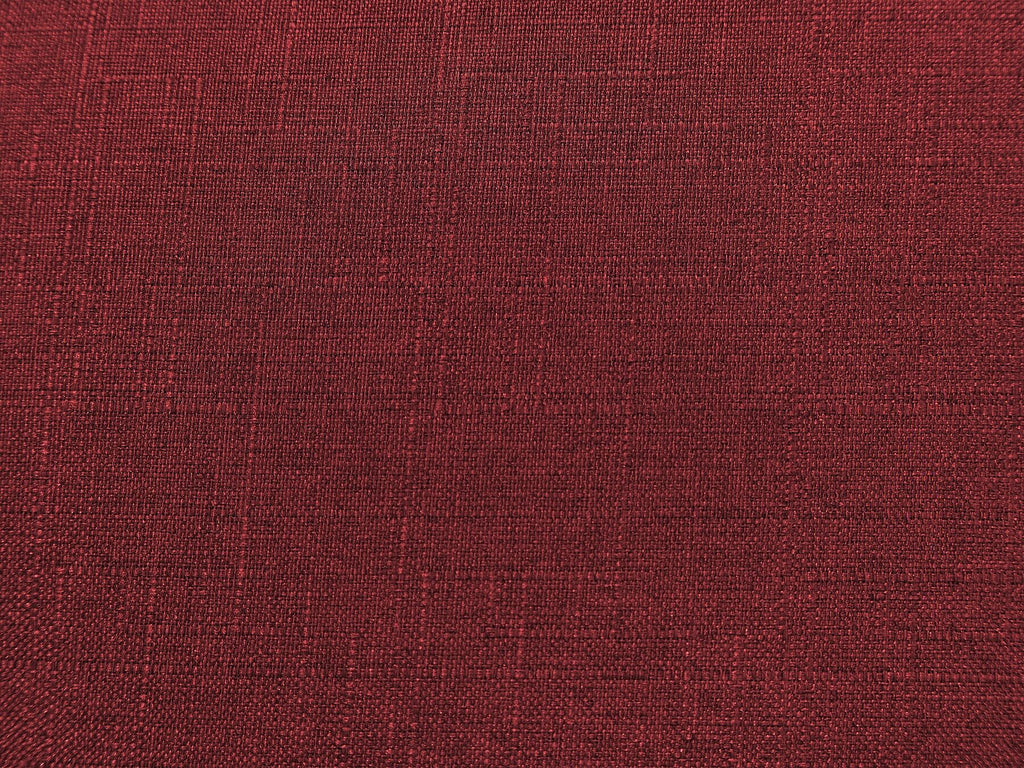 Sofa Bed LUCAN Fabric Dark Red 3 Seater