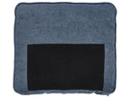 Fabric Sofa with Ottoman Navy Blue AVESTA