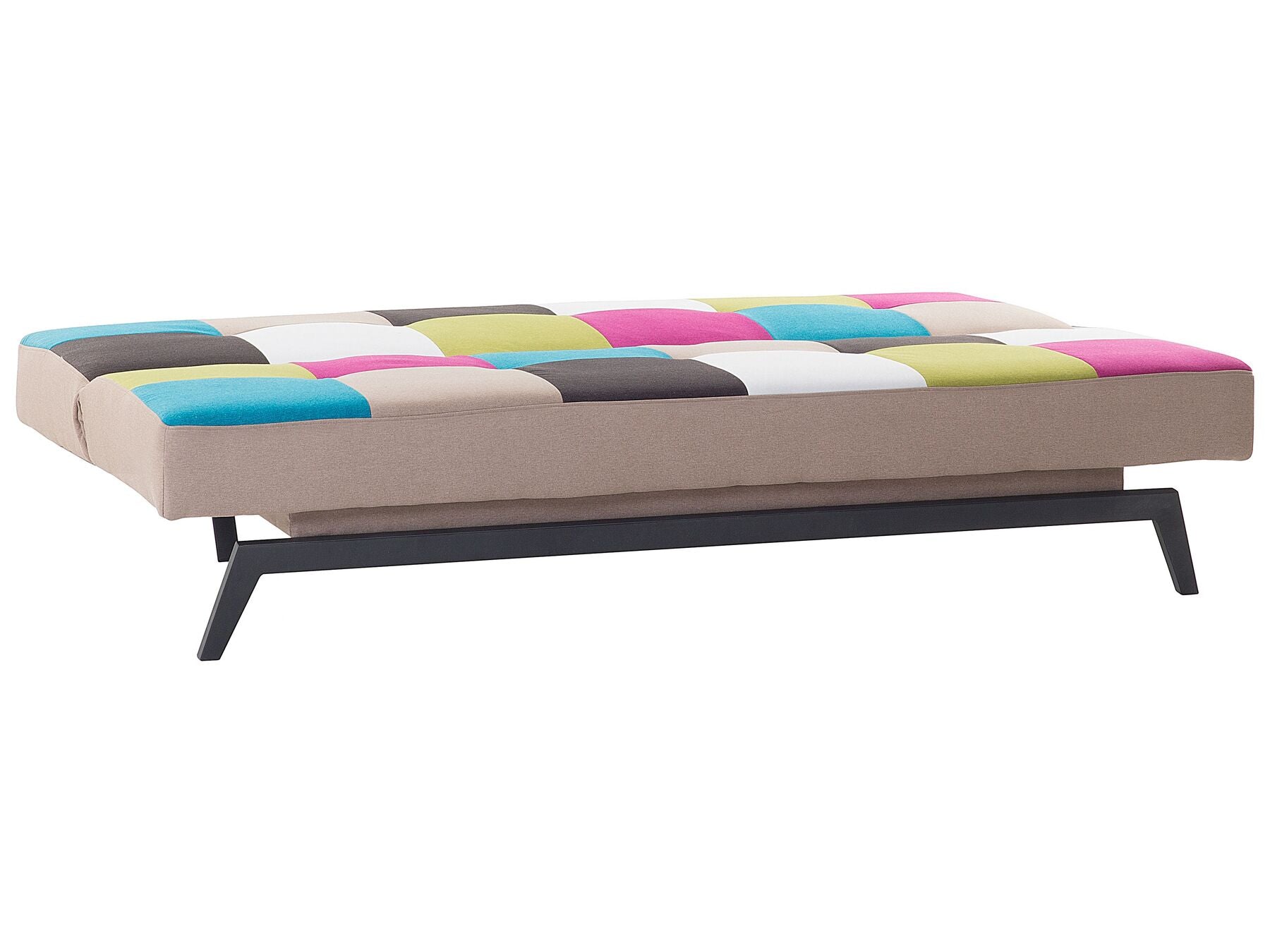 Sofa Bed LEEDS Fabric Multicolour 3 Seater
