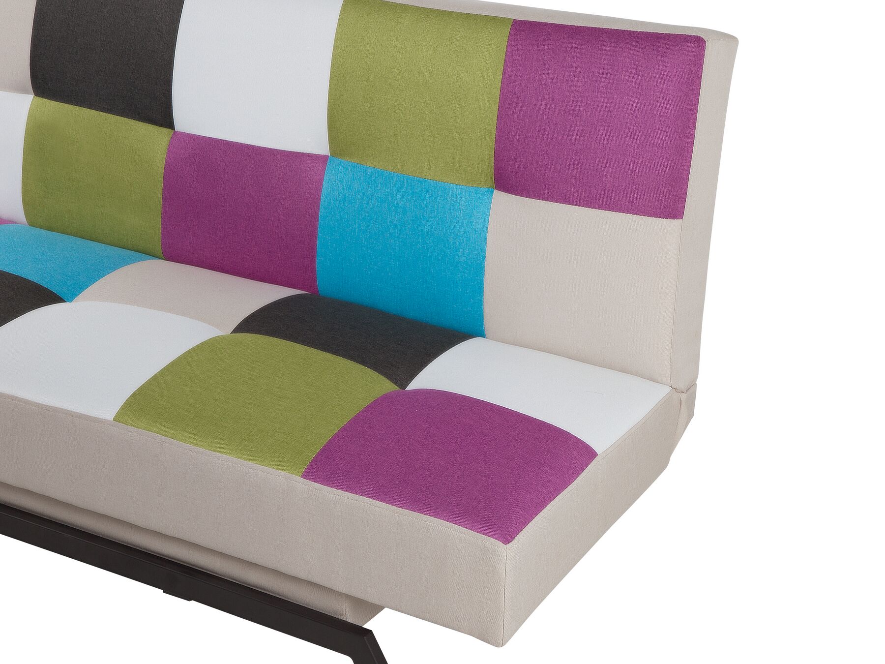 Sofa Bed LEEDS Fabric Multicolour 3 Seater