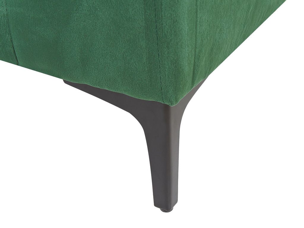 3 Seater Velvet Sofa Green VADSTENA