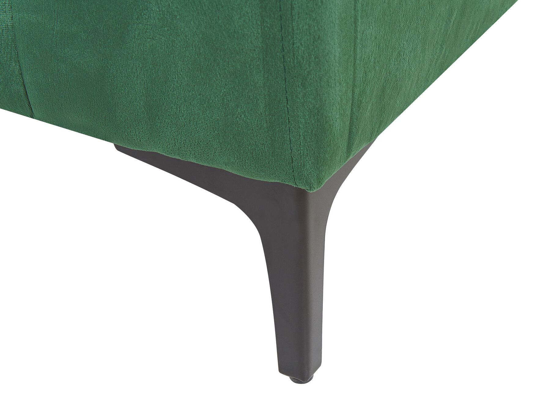 3 Seater Velvet Sofa Green VADSTENA