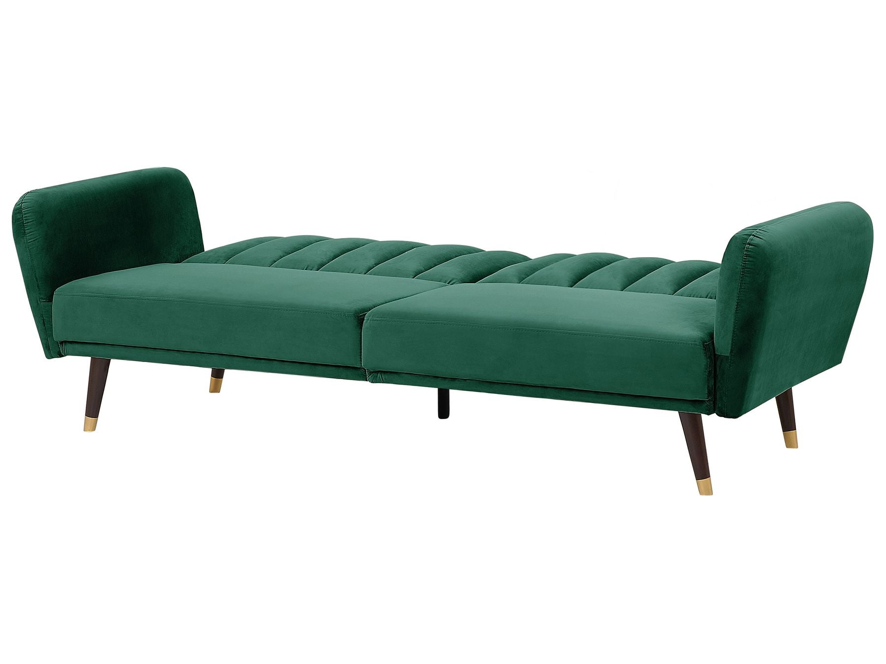 Sofa Bed VIMMERBY Velvet Emerald Green 3 Seater