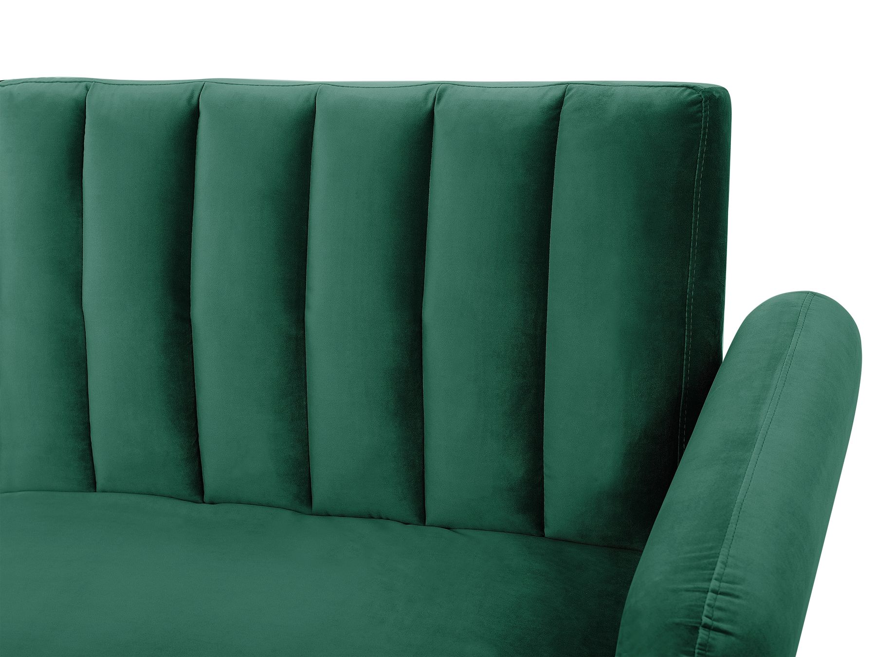 Sofa Bed VIMMERBY Velvet Emerald Green 3 Seater