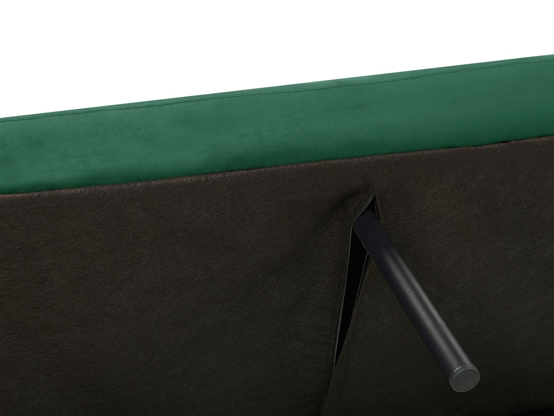 Sofa Bed VIMMERBY Velvet Emerald Green 3 Seater