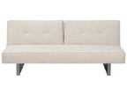 Sofa Bed DUBLIN Fabric Light Beige 3 Seater