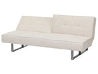 Sofa Bed DUBLIN Fabric Light Beige 3 Seater