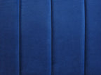 Corner Sofa TIMRA Velvet Navy Blue 3 Seater Left Hand