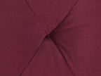 3 Seater Velvet Fabric Sofa Burgundy SLETTA