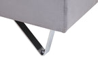 Corner Sofa LUNNER Corduroy Grey 4 Seater Left Hand