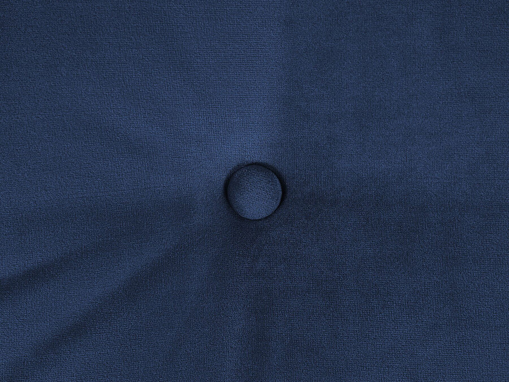 3 Seater Velvet Sofa Blue LENVIK