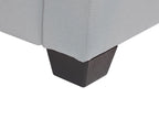 Corner Sofa VIKNA Fabric Light Grey 3 Seater Right Hand