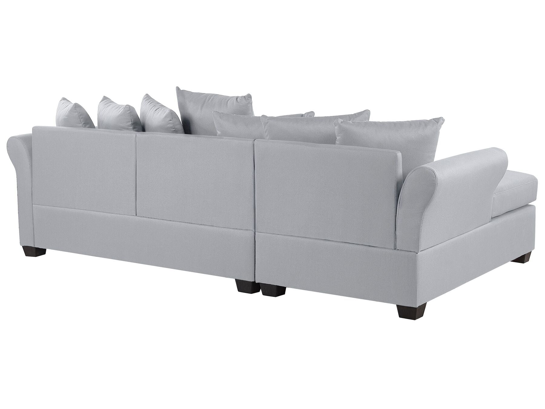 Corner Sofa VIKNA Fabric Light Grey 3 Seater Right Hand