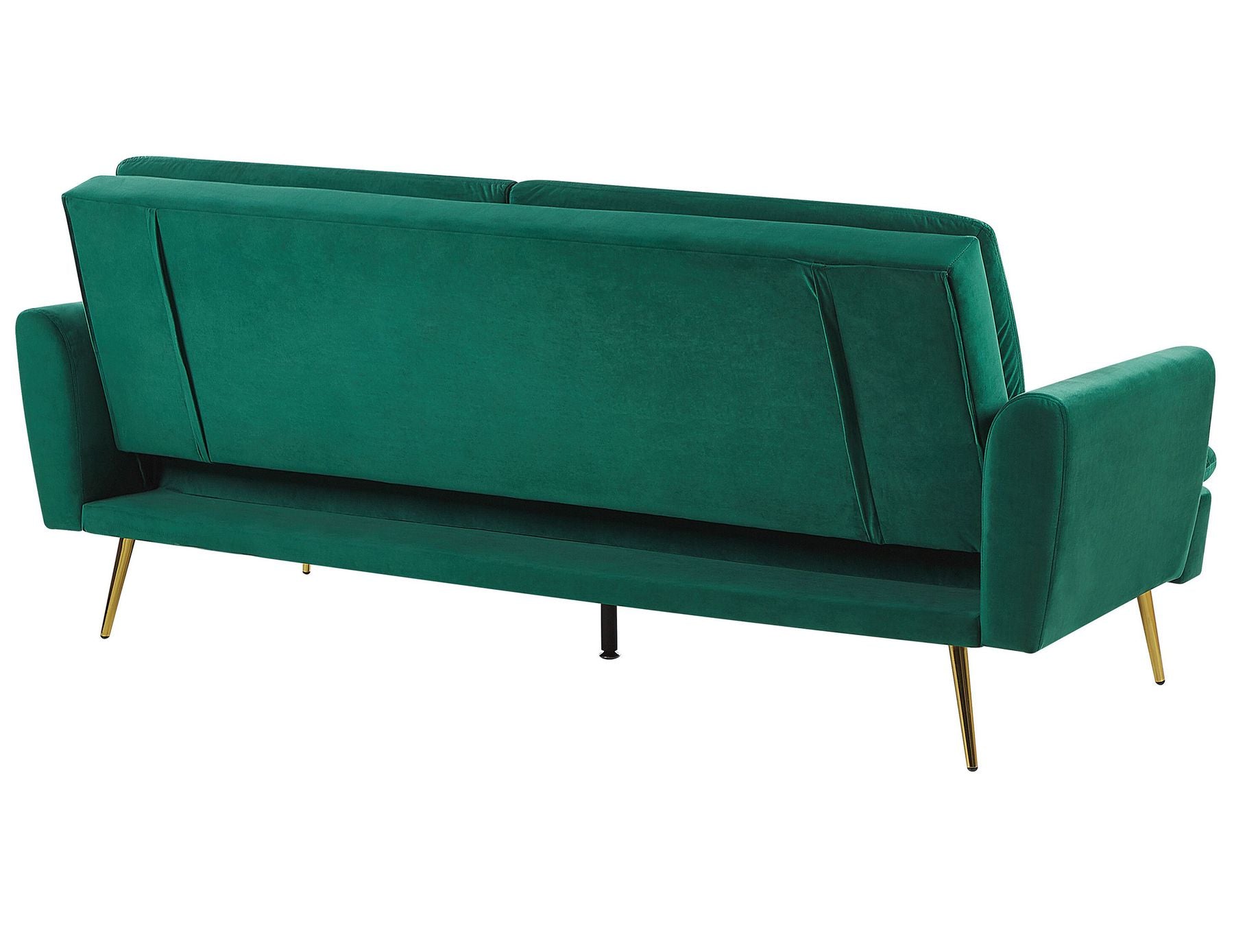 Sofa Bed VETTRE Velvet Dark Green 3 Seater