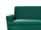 Sofa Bed VETTRE Velvet Dark Green 3 Seater