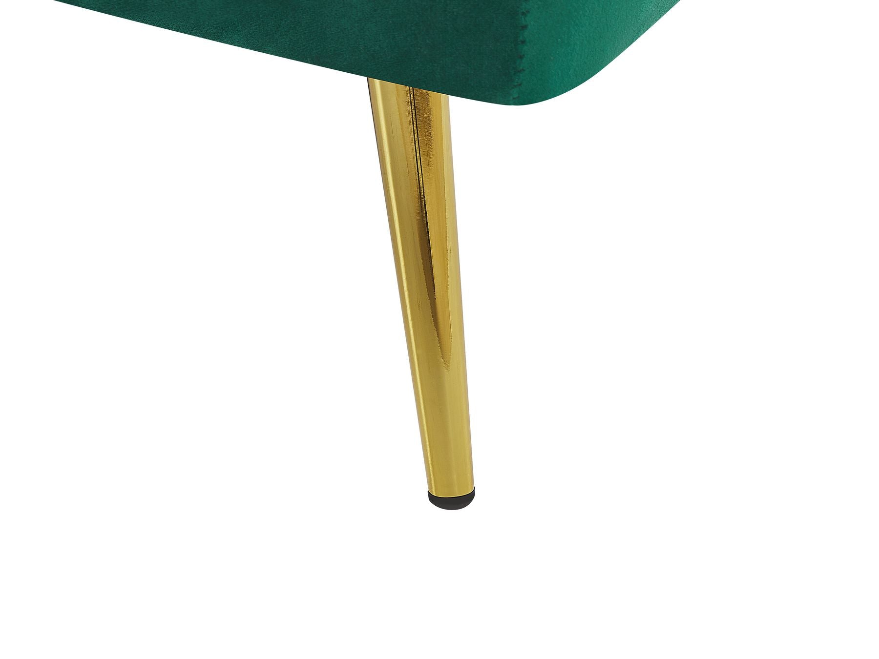 Sofa Bed VETTRE Velvet Dark Green 3 Seater