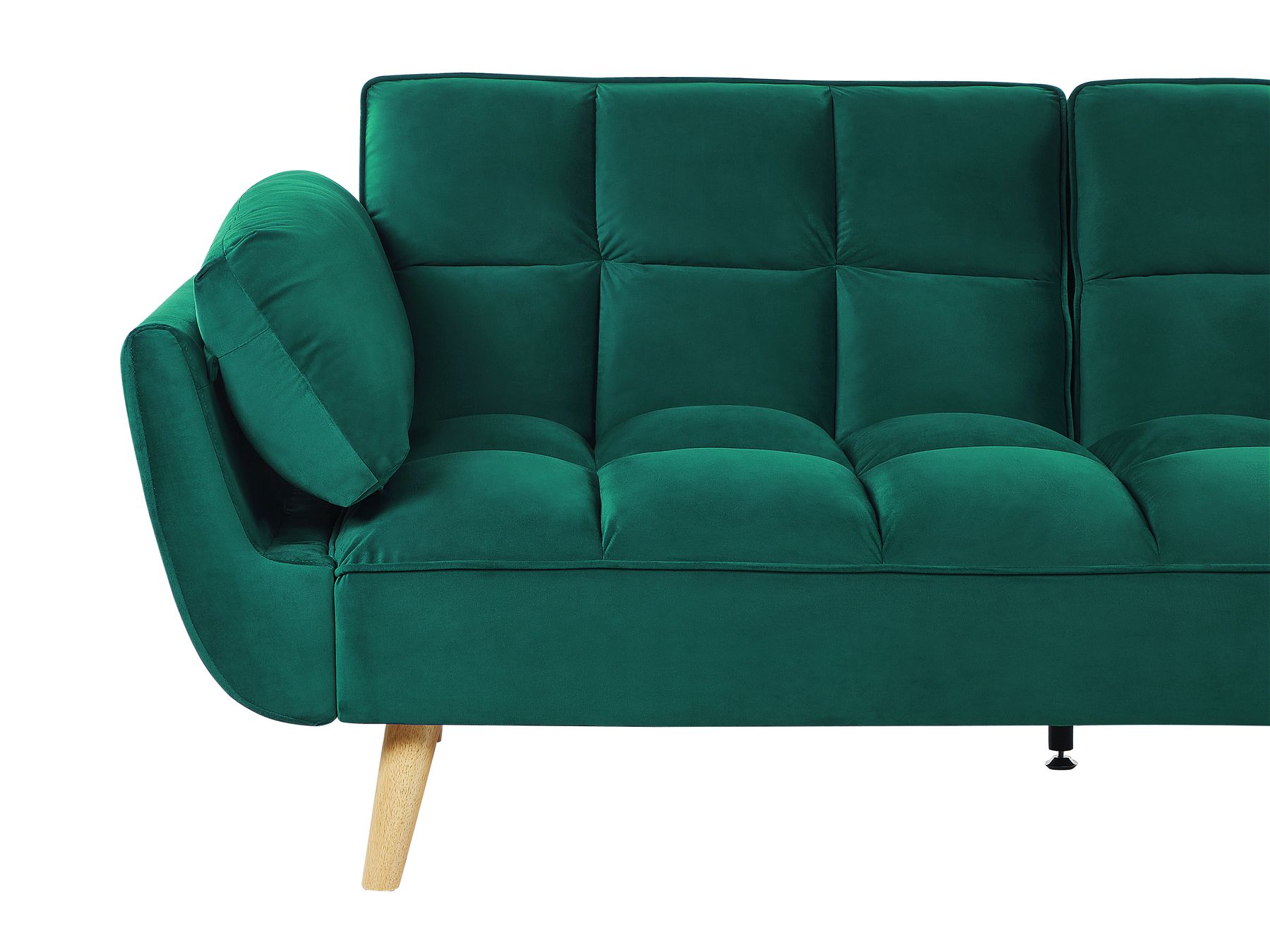 Sofa Bed ASBY Velvet Green 3 Seater