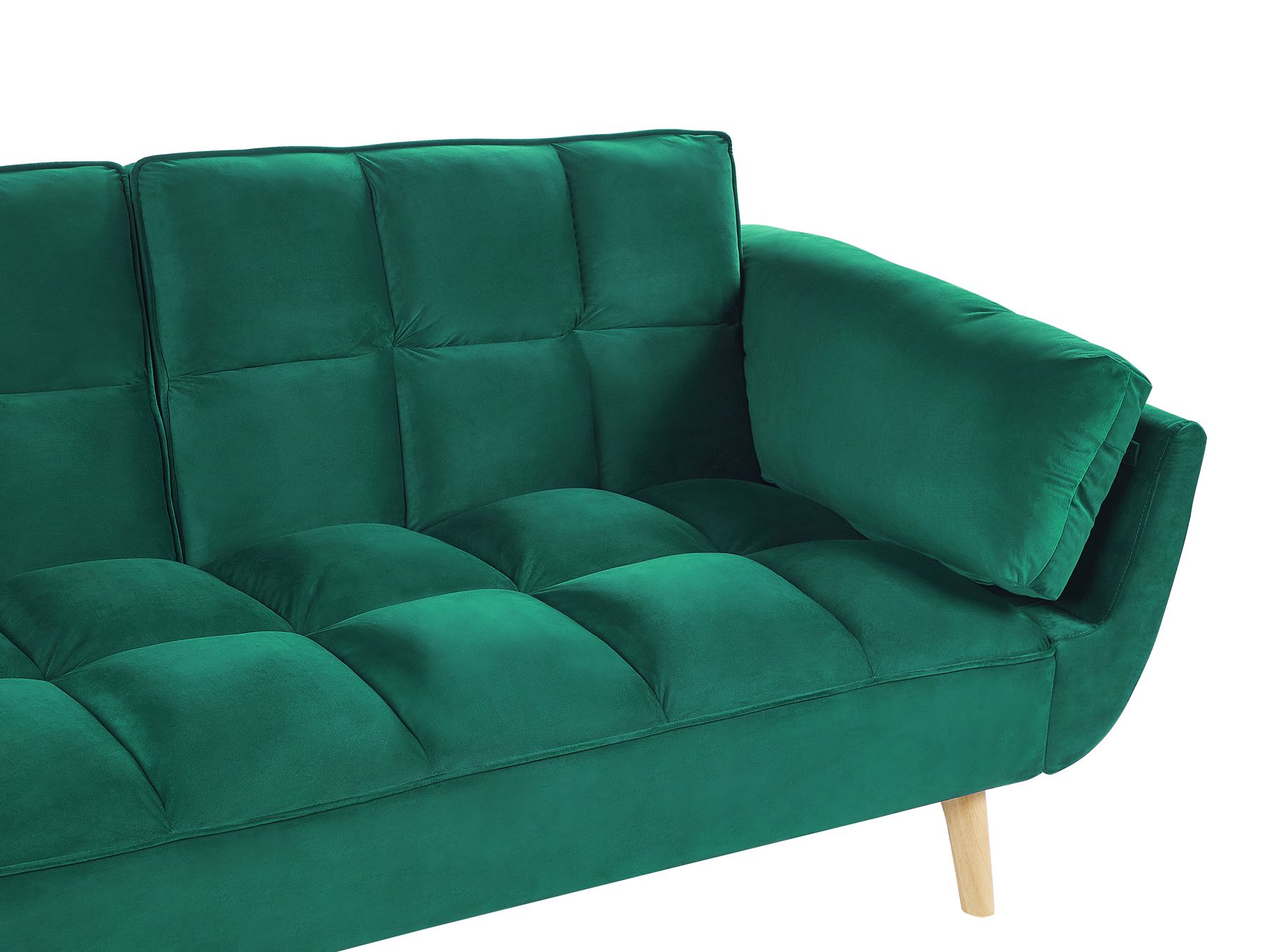 Sofa Bed ASBY Velvet Green 3 Seater