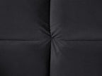 Sofa Bed ASBY Velvet Black 3 Seater