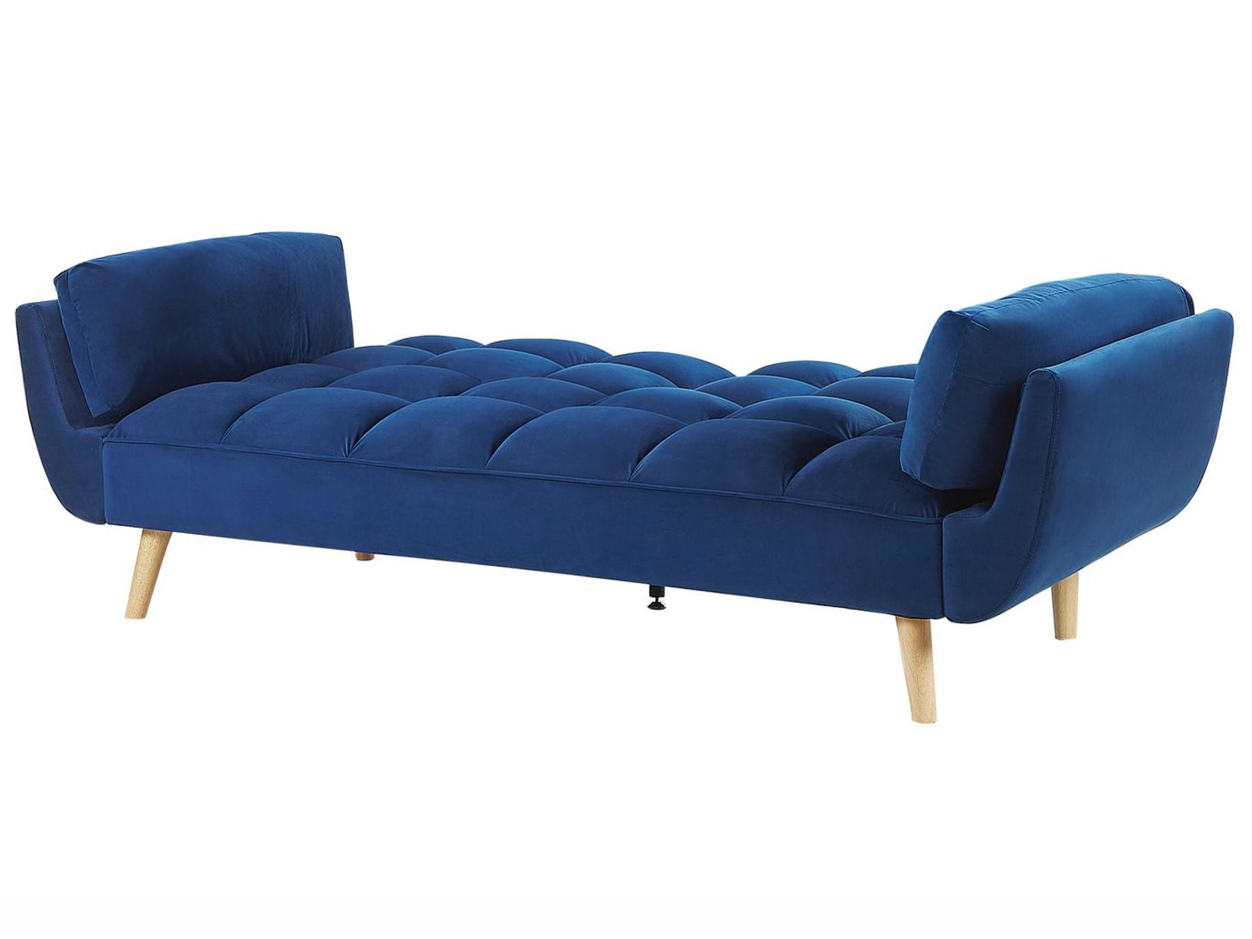 Sofa Bed ASBY Velvet Navy Blue 3 Seater
