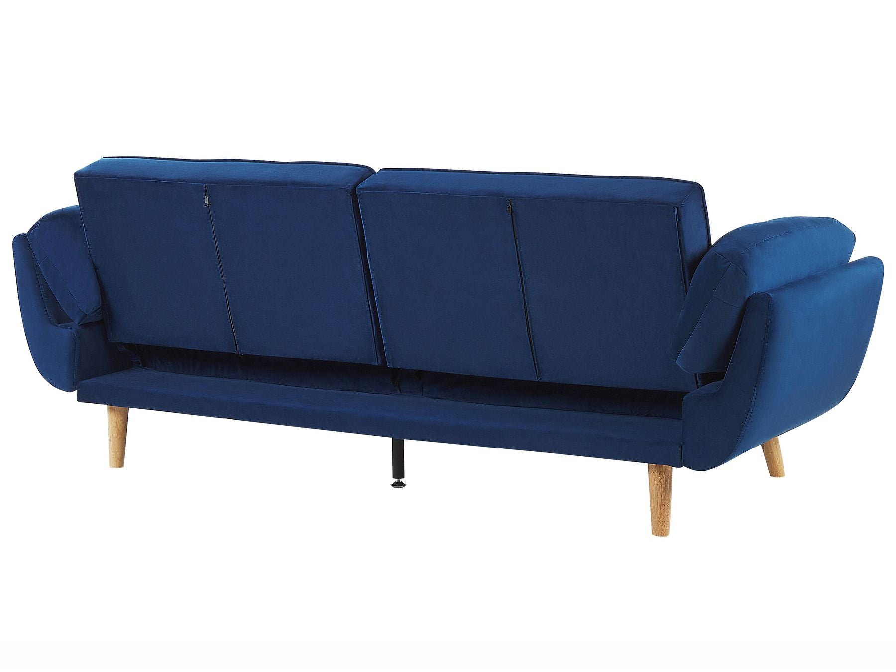Sofa Bed ASBY Velvet Navy Blue 3 Seater