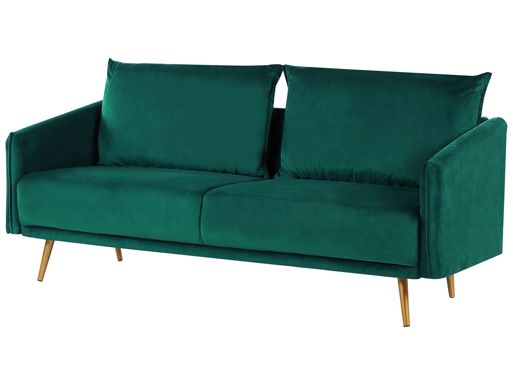 3 Seater Velvet Sofa Emerald Green MAURA