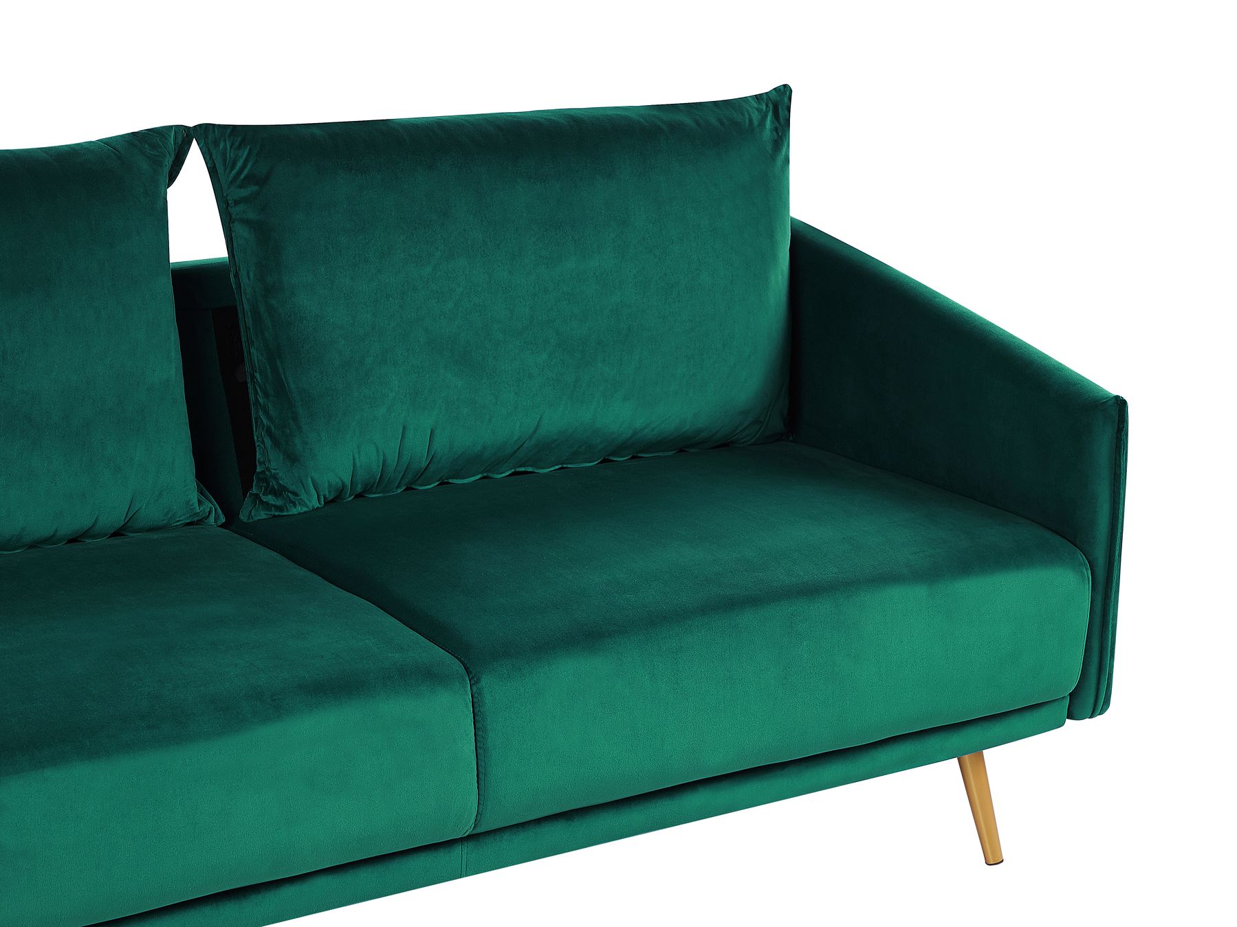 3 Seater Velvet Sofa Emerald Green MAURA