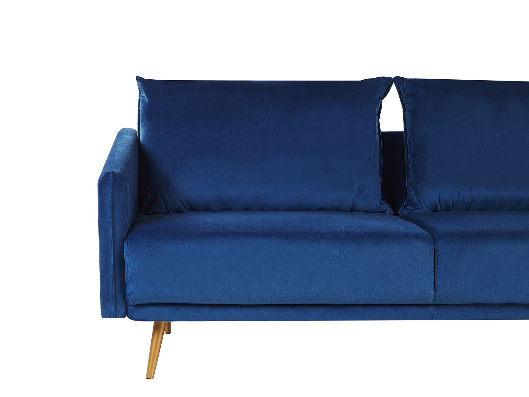 3 Seater Velvet Sofa Navy Blue MAURA