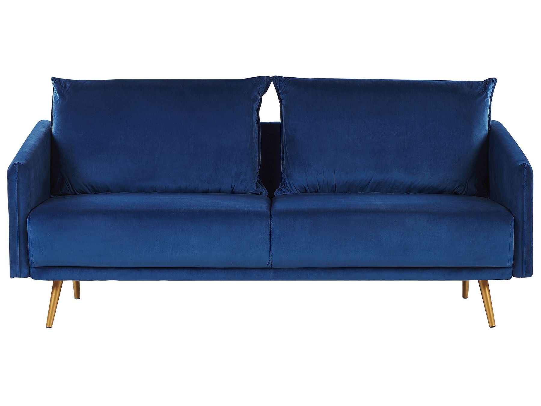 3 Seater Velvet Sofa Navy Blue MAURA