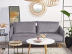 3 Seater Velvet Sofa Grey MAURA