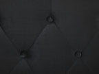 Velvet Sofa Bed Black BARDU