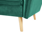 Velvet Sofa Bed Dark Green BARDU