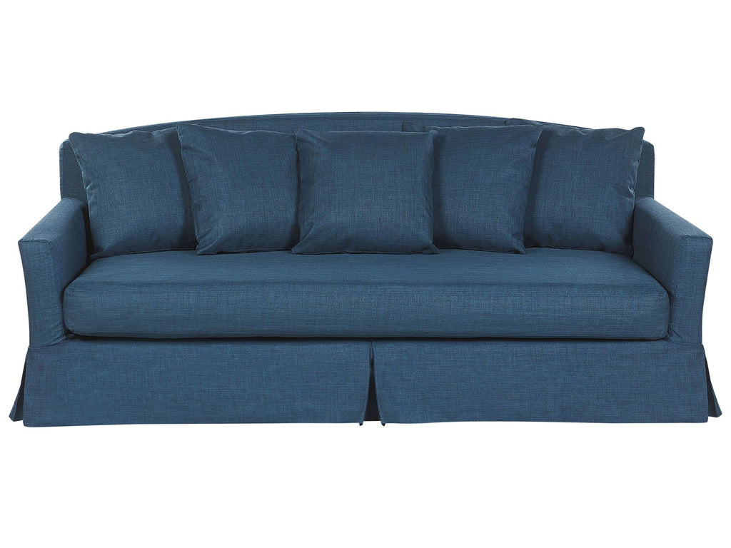 3 Seater Fabric Sofa Blue GILJA