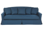 3 Seater Fabric Sofa Blue GILJA