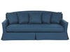 3 Seater Fabric Sofa Blue