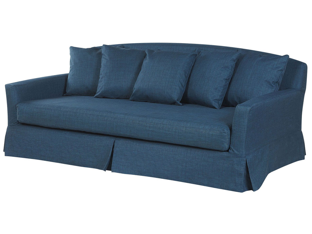 3 Seater Fabric Sofa Blue GILJA