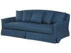3 Seater Fabric Sofa Blue GILJA