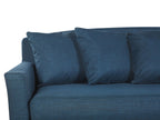 3 Seater Fabric Sofa Blue GILJA