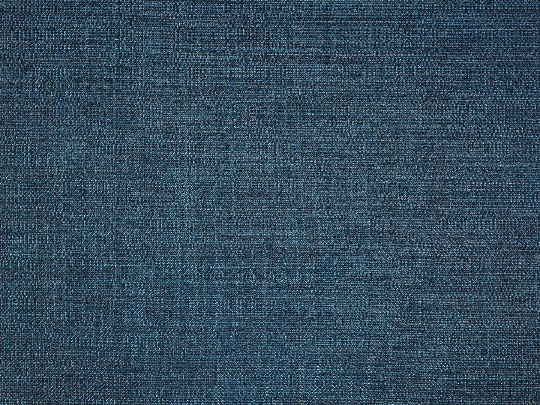 3 Seater Fabric Sofa Blue GILJA