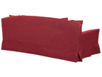 3 Seater Fabric Sofa Red GILJA