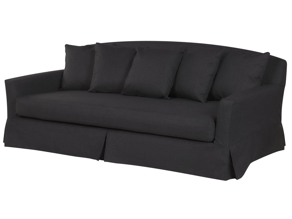 3 Seater Fabric Sofa Black GILJA